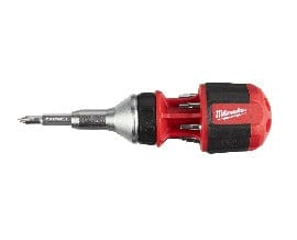 8 IN 1 COMP MULTIBIT SCREWDRIVER - MILWAUKEE